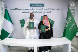 Nigeria, Saudi Arabia Seal 5-Year Defence Pact on Training, Intelligence