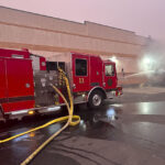 VFD extinguishes large drop box style dumpster on fire