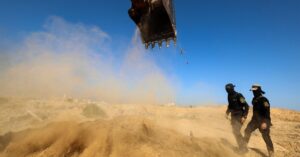 Israel says Gaza hostage coffin received