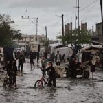 Heavy rains flood Gaza camps, worsening the humanitarian crisis