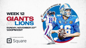 New York Giants vs. Lions: Live coverage, injury news, and highlights