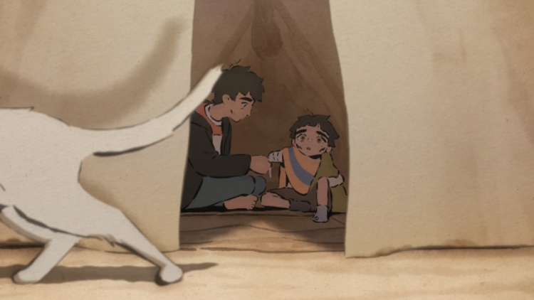 GAUZE: Animated Film About a Palestinian Swimmer Shows the Cost of Childhood in Gaza