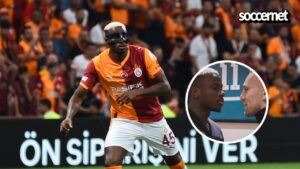 Watch: Victor Osimhen shares playful face-off moment with MMA champion Kerim Engizek