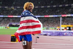 Noah Lyles’ Honest Take on Dieting Draws a ‘Really Jealous’ Reaction From Shelly-Ann Fraser-Pryce