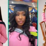 Watch trending video as female graduate celebrates not dating or sleeping with anyone in school