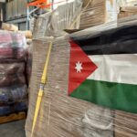 Inside Jordan warehouse where Gaza aid held ‘after being refused entry by Israel’