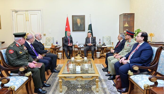 PM Shehbaz, King Abdullah II reaffirm ‘zero-tolerance’ for displacement from Gaza
