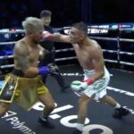 UFC legend Tony Ferguson brutally knocks out Spencer Warren’s TOOTH to win Misfits Boxing title