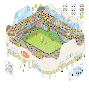 How the Sports Stadium Went Luxe