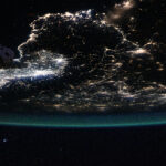 City Lights and Atmospheric Glow