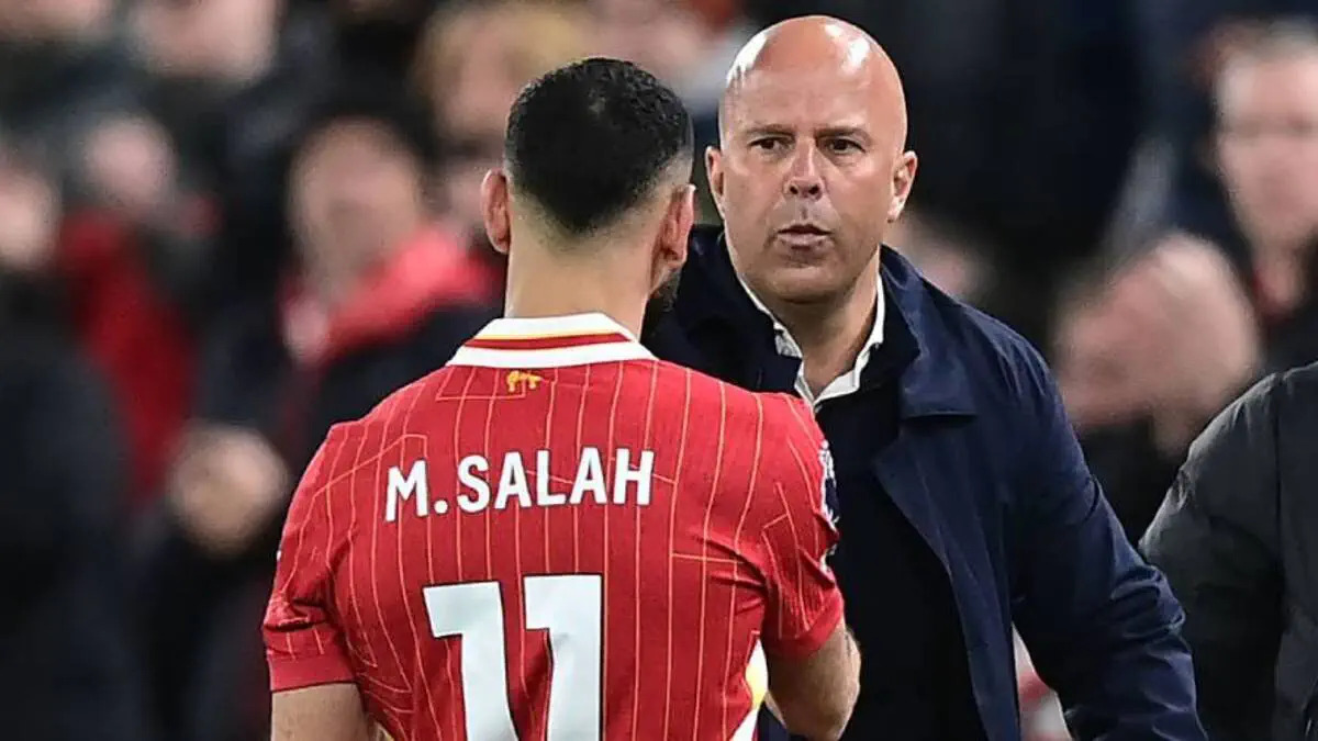 Slot under fire after Salah bombshell amid speculation Liverpool legend could step in temporarily