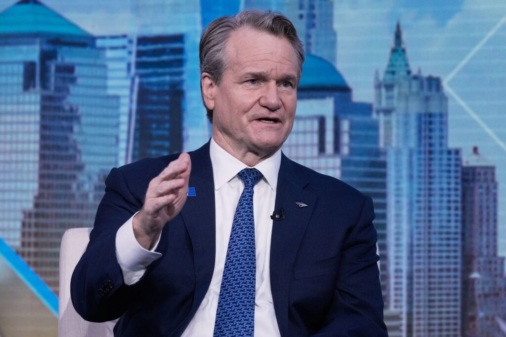 Bank of America chief sees economic strength ahead, even as consumer confidence slumps