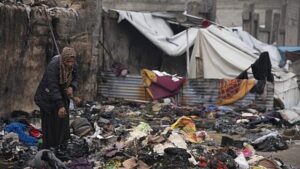 A displaced grandmother and her grandson burn to death in Gaza tent fire