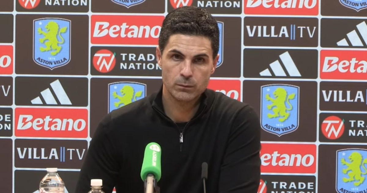 Mikel Arteta disagrees with Unai Emery title claim after Arsenal defeat to Aston Villa