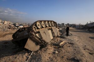 How Israel’s multi‑tonne truck bombs ripped through Gaza City, leaving swathes of destruction in their wake