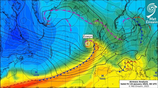 Storm Éowyn and how to pronounce it tops 2025 Google searches