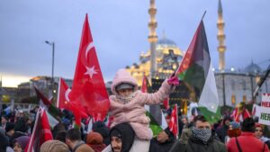 Hundreds of thousands march in Istanbul in solidarity with Gaza