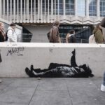 Artwork thought to be by Banksy appears at foot of London skyscraper