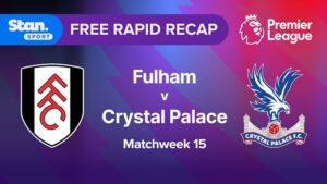 Rapid Recap | MW15: Fulham vs Crystal Palace