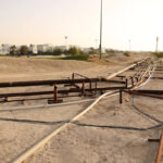 DP World Tour’s Bahrain golf course features above-ground oil pipelines