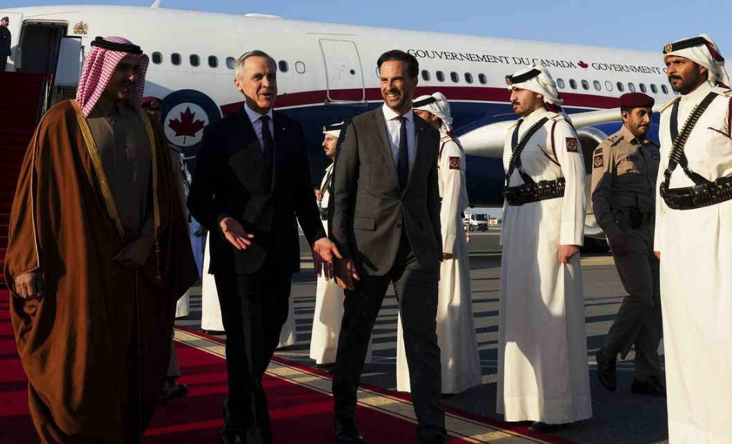 Canada talks trade with Qatar as Carney touches down in Doha