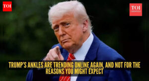 ‘President McCankles’: Trump’s ankles are trending online again, and not for the reasons you might expect