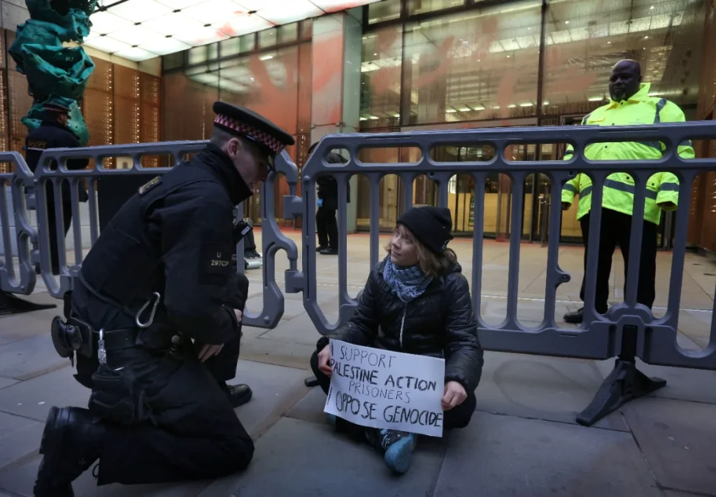 Greta Thunberg arrested at pro-Palestinian protest in London