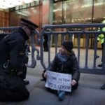 Activist Greta Thunberg arrested in London for supporting outlawed pro-Palestinian group