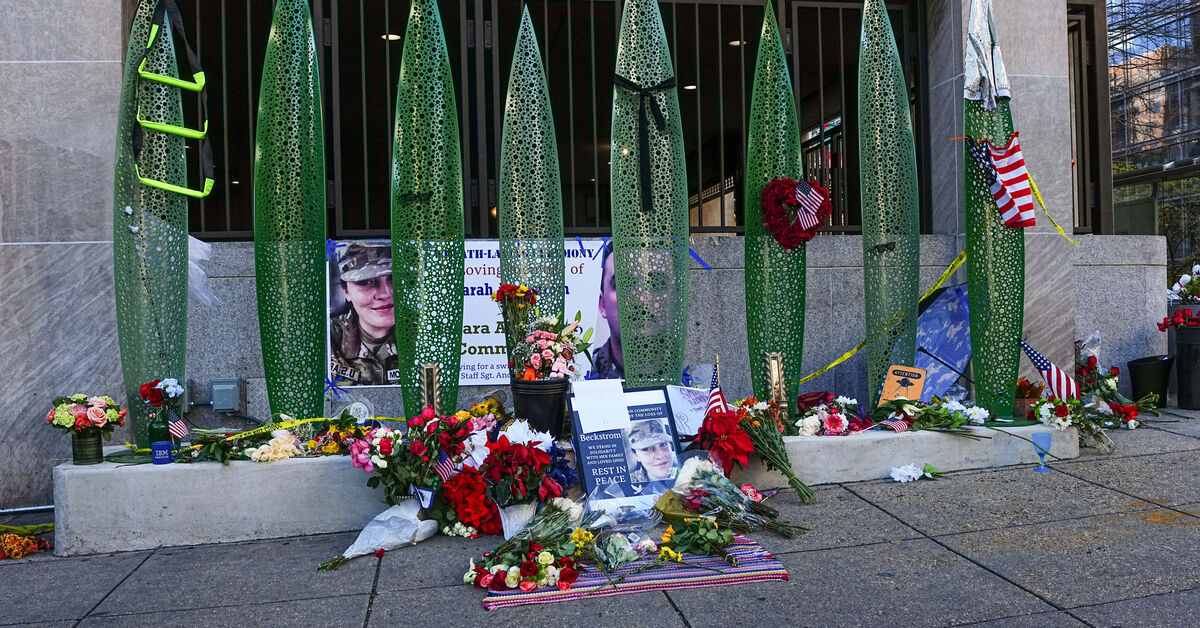 Guardsman who survived Washington shooting gives thumbs up, still in serious condition