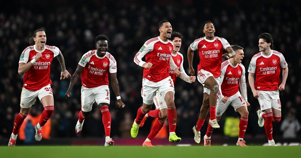 Arsenal star sends warning to Chelsea after booking Carabao Cup semi-final