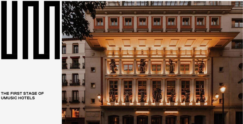 Best Brand Concept Hospitality Award 2025 : UMusic Hotels : when music becomes a hospitality brand