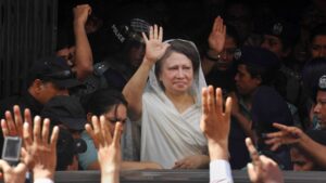 Khaleda Zia, former Bangladeshi prime minister and archrival of Hasina, dies at 80