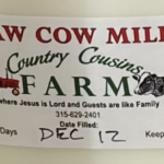 Campylobacter infections in New York traced to raw milk; warning issued