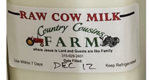 Campylobacter infections in New York traced to raw milk; warning issued