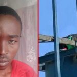 Eldoret: Jobless dad of 3 climbs billboard, embarks on challenge to get job