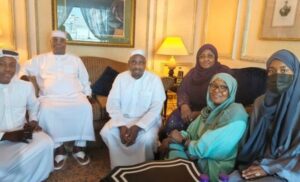 Atiku, Aisha Buhari meet in Saudi Arabia