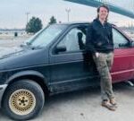 Half American, half Canadian: Take a ride in a car welded from two front ends