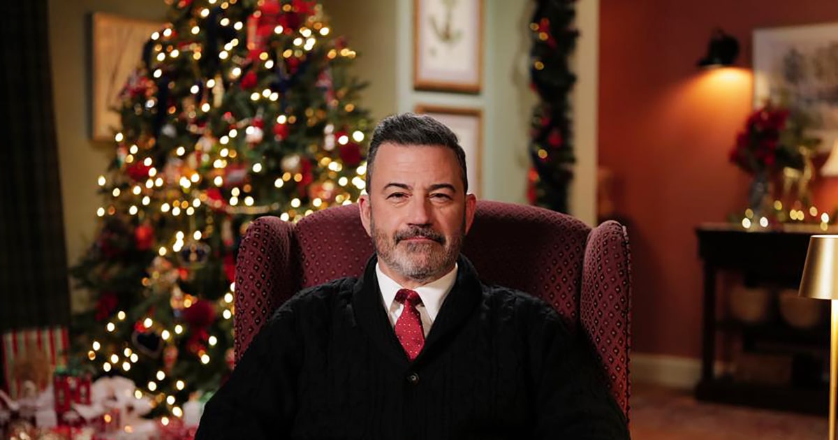 Jimmy Kimmel says it’s been a ‘great year’ for fascism in an alternative U.K. Christmas message