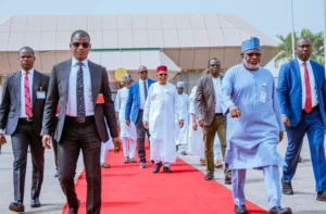 [BREAKING] PHOTOS: Shettima Departs for Guinea-Conakry, Switzerland