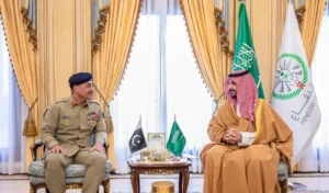 Saudi Defense Minister Meets Pakistan’s Army Chief in Riyadh