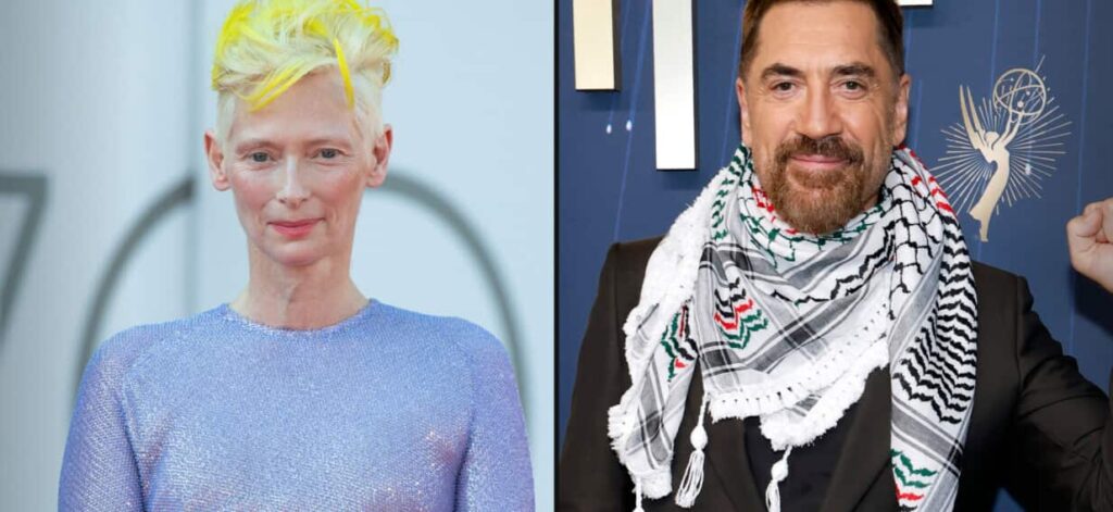 Tilda Swinton, Javier Bardem and others criticise Berlin Film Festival’s ‘silence’ on Gaza