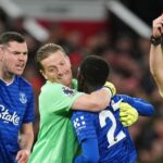 Idrissa Gueye red card: Why Everton midfielder was sent off for slapping teammate Michael Keane