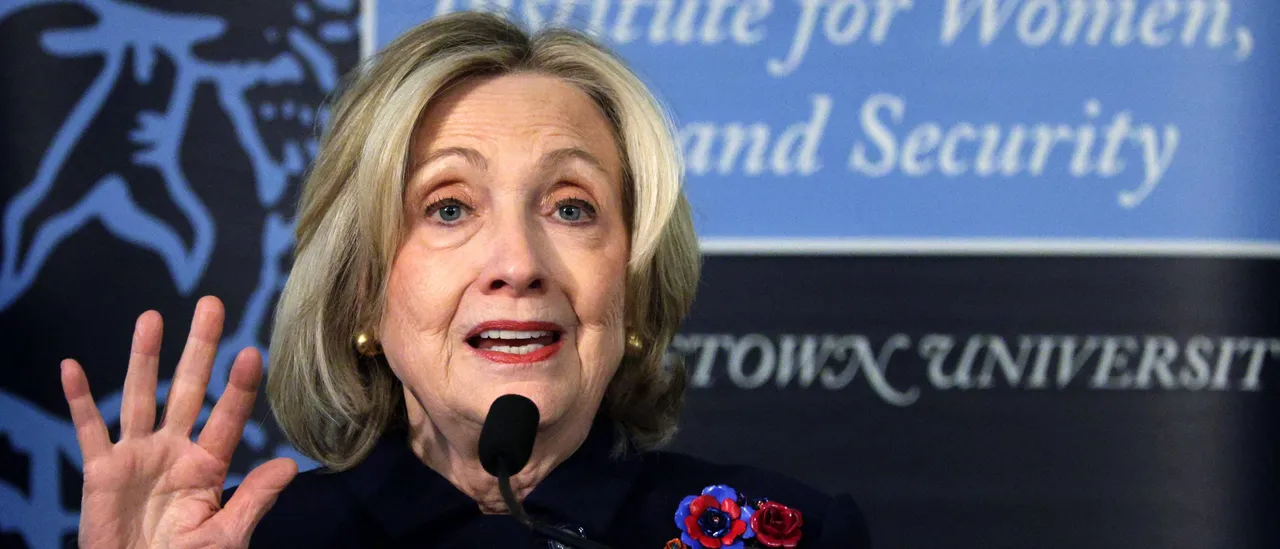 Hillary Clinton Pops Her Head Out To Wag Her Finger About Christianity … Or Something