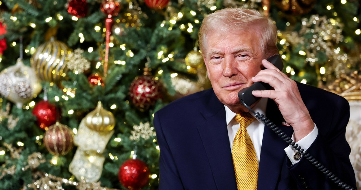 Trump jokes about Santa giving a child ‘clean, beautiful coal’ for Christmas