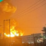 Breaking: Huge concern as fire guts Amuwo Odofin Industrial Estate in Lagos, see trending video