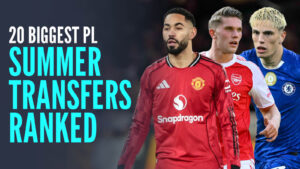 Gyokeres, Eze drop in ranking of 20 biggest summer transfers