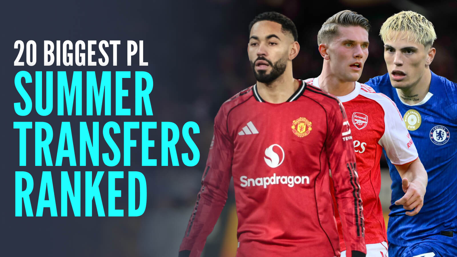 Gyokeres, Eze drop in ranking of 20 biggest summer transfers