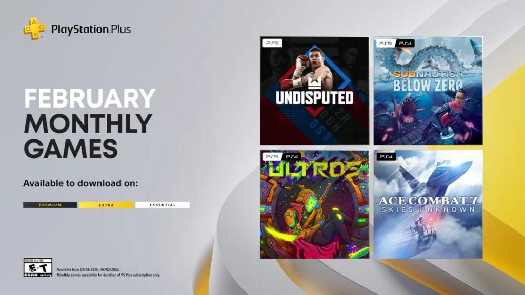 PlayStation Plus Monthly Games for February 2026 Announced