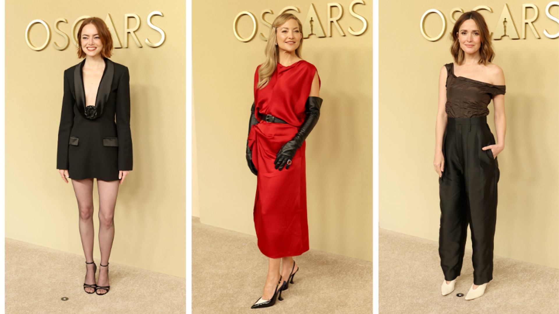 Kate Hudson leads the best-dressed in sizzling red gown at 98th Oscars Nominees Luncheon