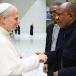 Pope meets eminent industrialist, Leemon Ikpea at the Vatican